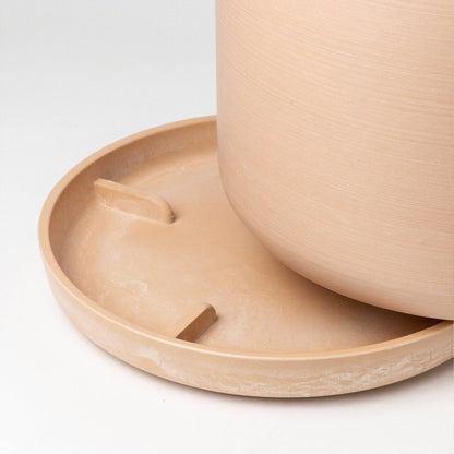  Eco-Friendly Signature Stone Planter & Saucer 9 Inch