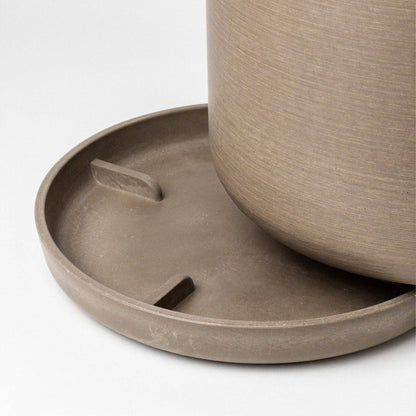  Eco-Friendly Signature Stone Planter & Saucer 9 Inch