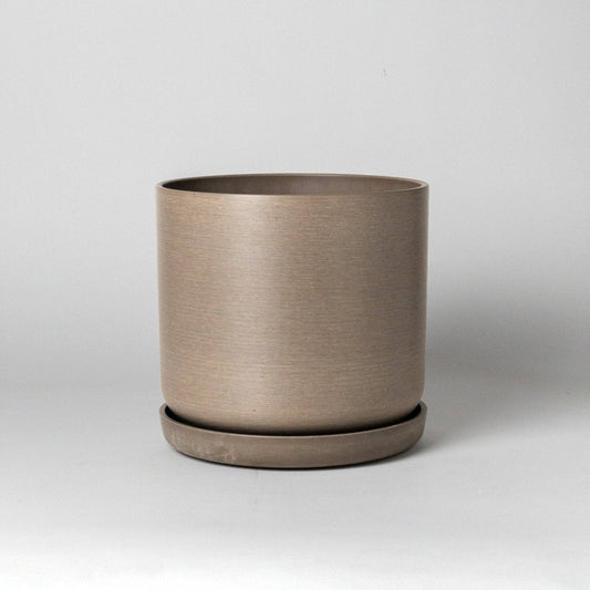  Eco-Friendly Signature Stone Planter & Saucer 9 Inch