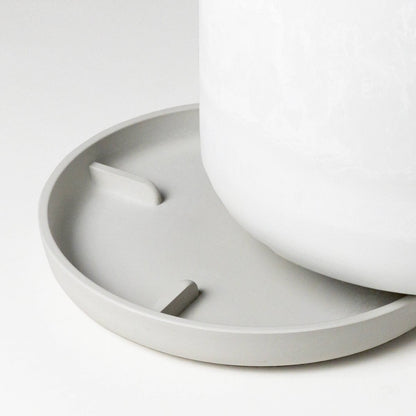  Eco-Friendly Signature Stone Planter & Saucer 9 Inch