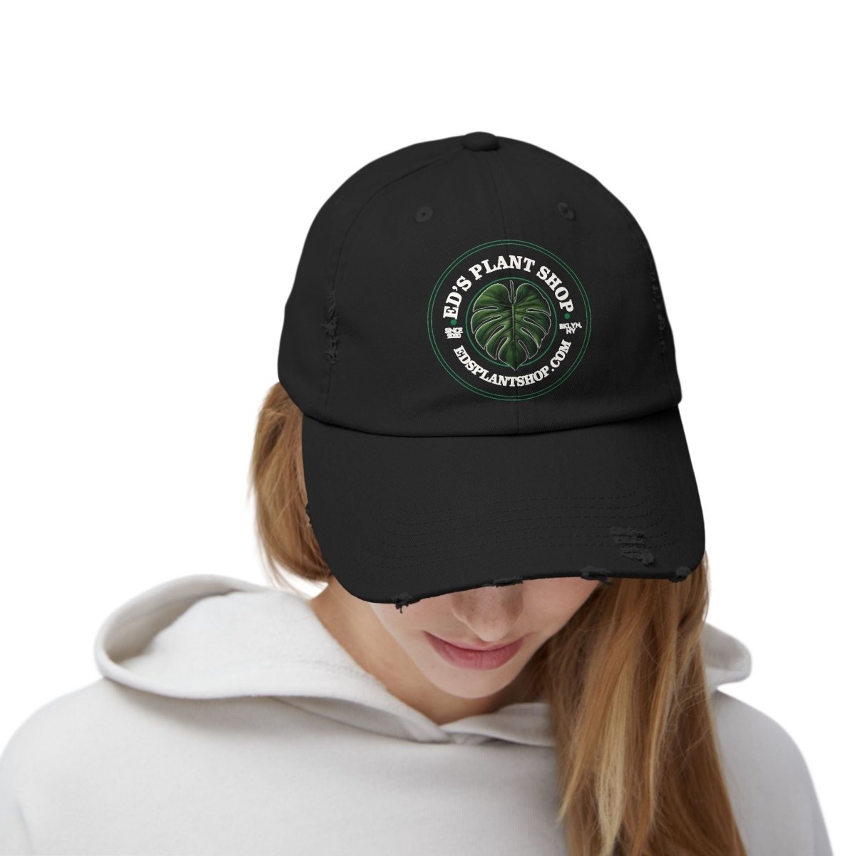  Ed's Plant Shop - Adjustable Fit Custom Distressed Cotton Twill Hats