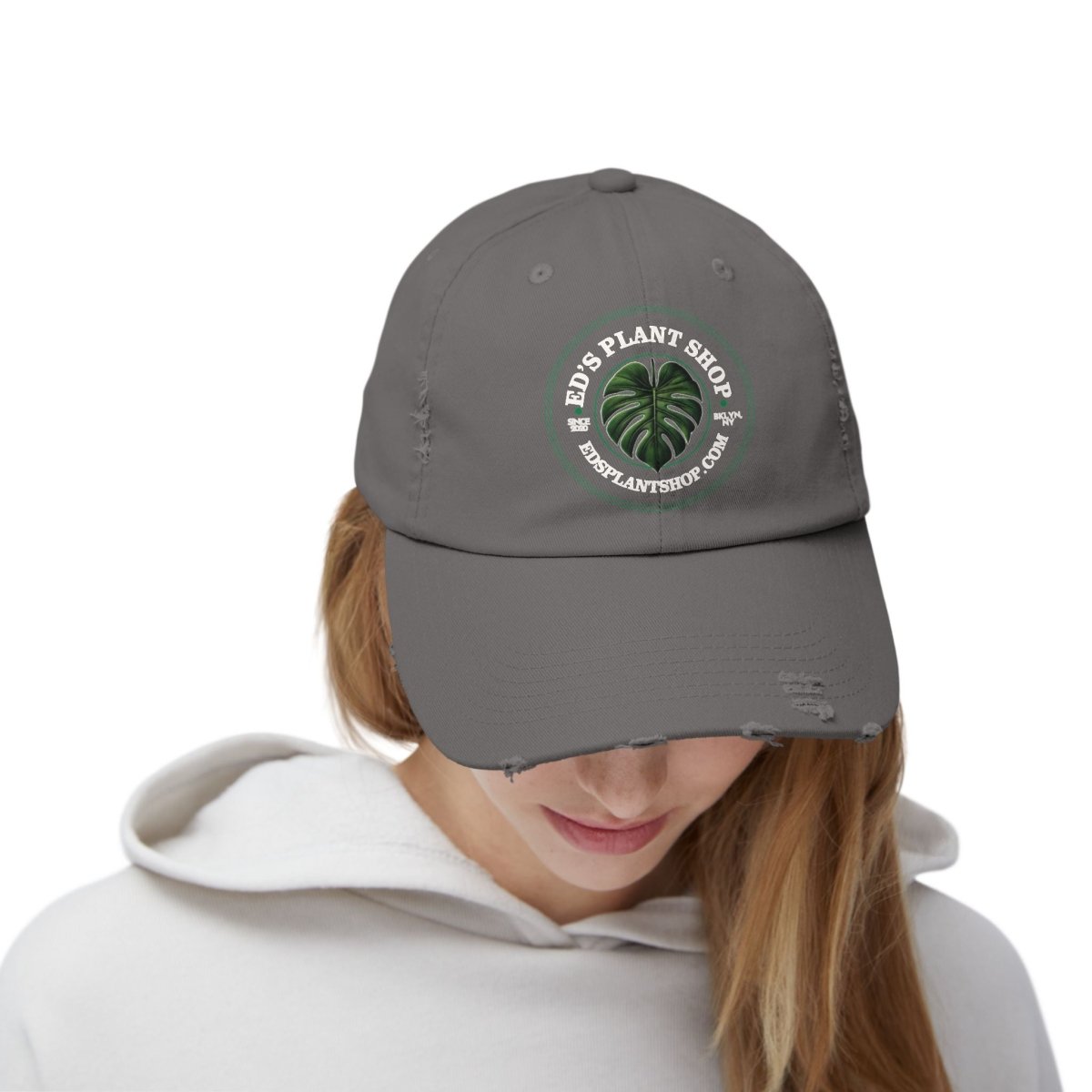  Ed's Plant Shop - Adjustable Fit Custom Distressed Cotton Twill Hats