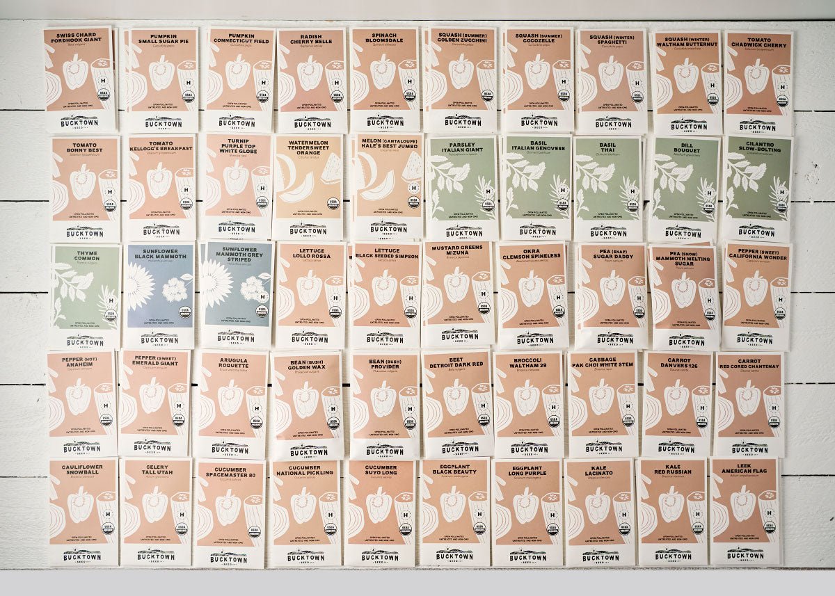  Emergency Seed Bank - Large - Organic Heirloom