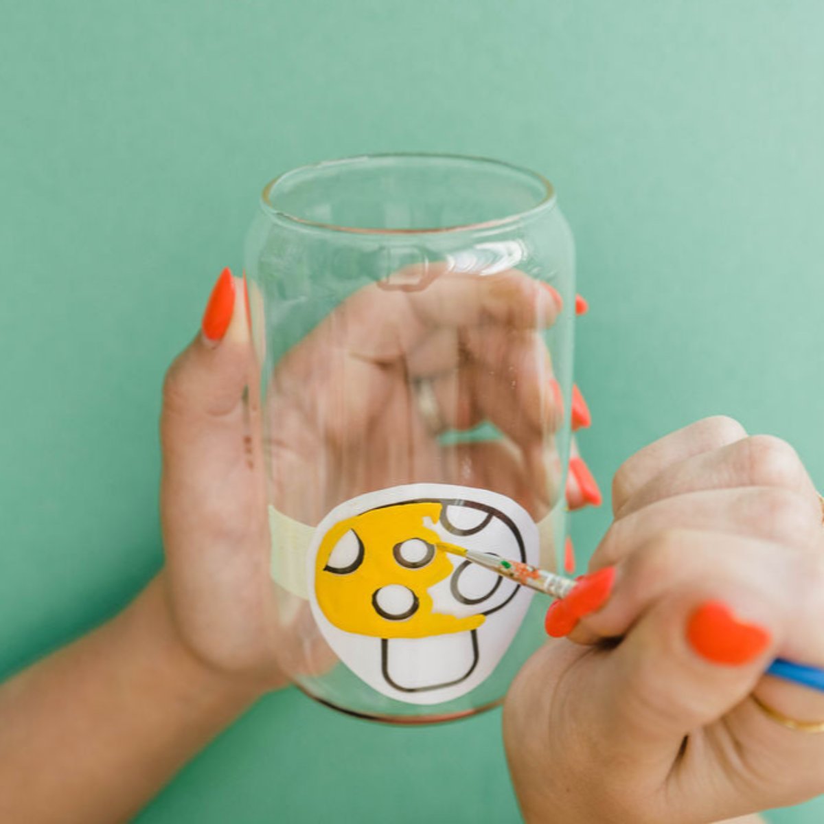  Enamel Glass Painting Kit | DIY Glassware Art Set