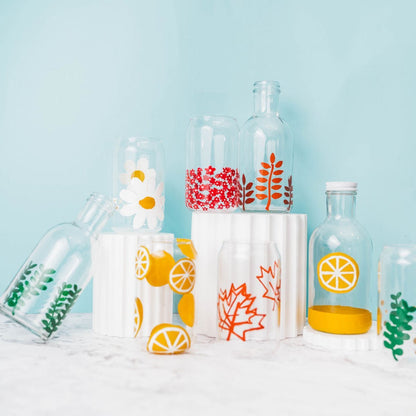  Enamel Glass Painting Kit | DIY Glassware Art Set