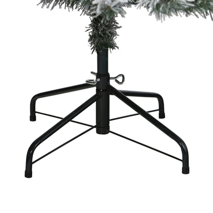  Flocked Rock Springs Spruce Tree | 6' Pre-Lit Artificial Christmas Tree