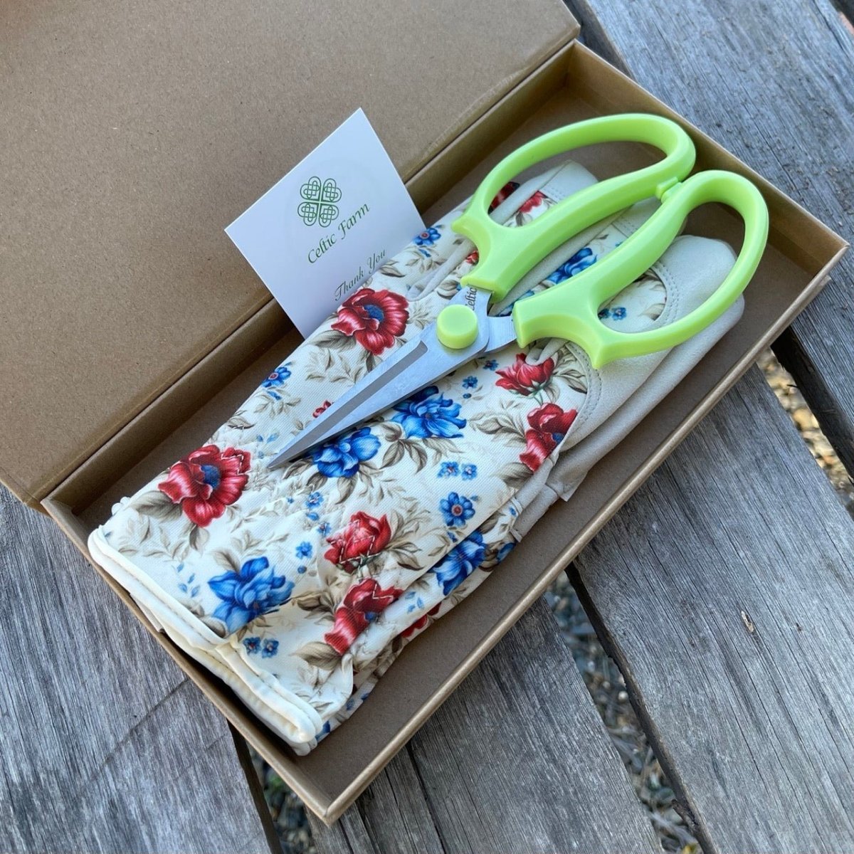  Garden Gift Box - Gloves And Garden Snips