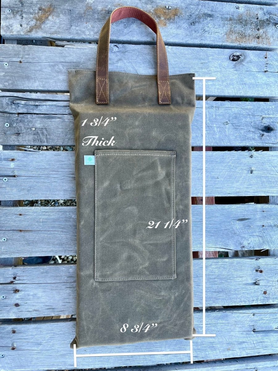  Garden Kneeler Pad - Waxed Canvas Garden Pad