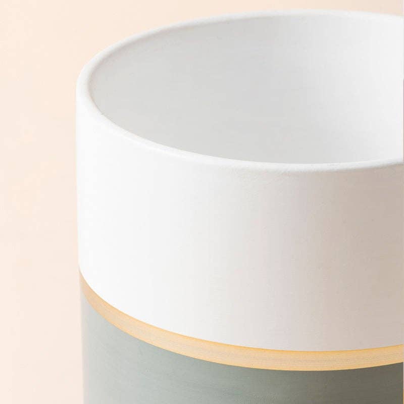  Garonne Rose Gold & Grey Planter Pot Set