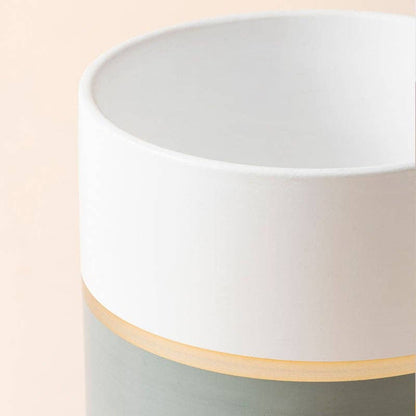  Garonne Rose Gold & Grey Planter Pot Set