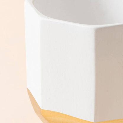  Garonne Rose Gold & Grey Planter Pot Set