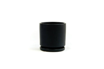  Gemstone Porcelain Planter Pot With Water Saucer 6.25 Inch