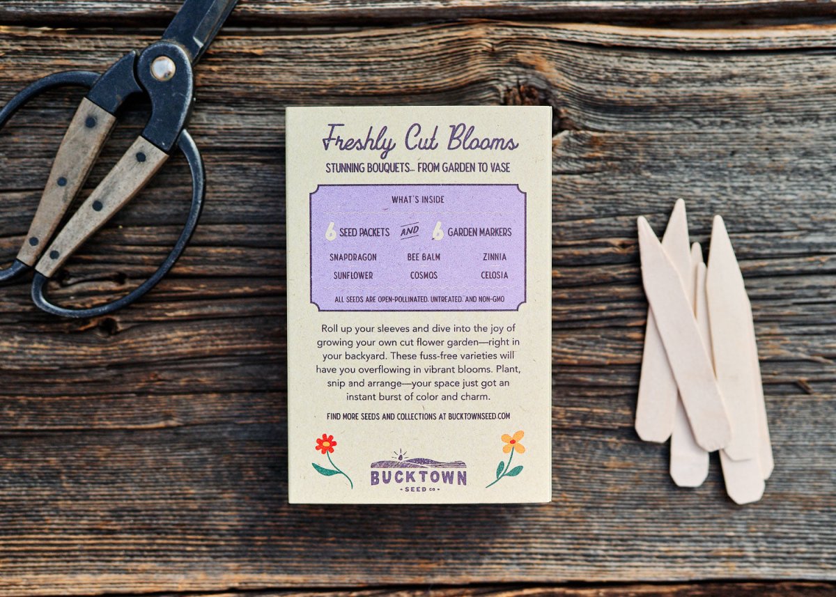  Grow Your Own Cut Flower Garden Kit – Backyard Bouquets Made Easy!