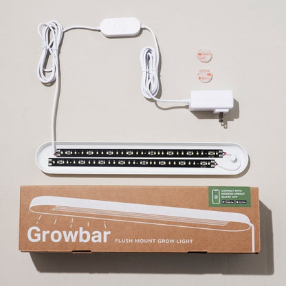  Growbar White LED Grow Light Fixture (Online Only) | Under Cabinet Or Shelf Mount