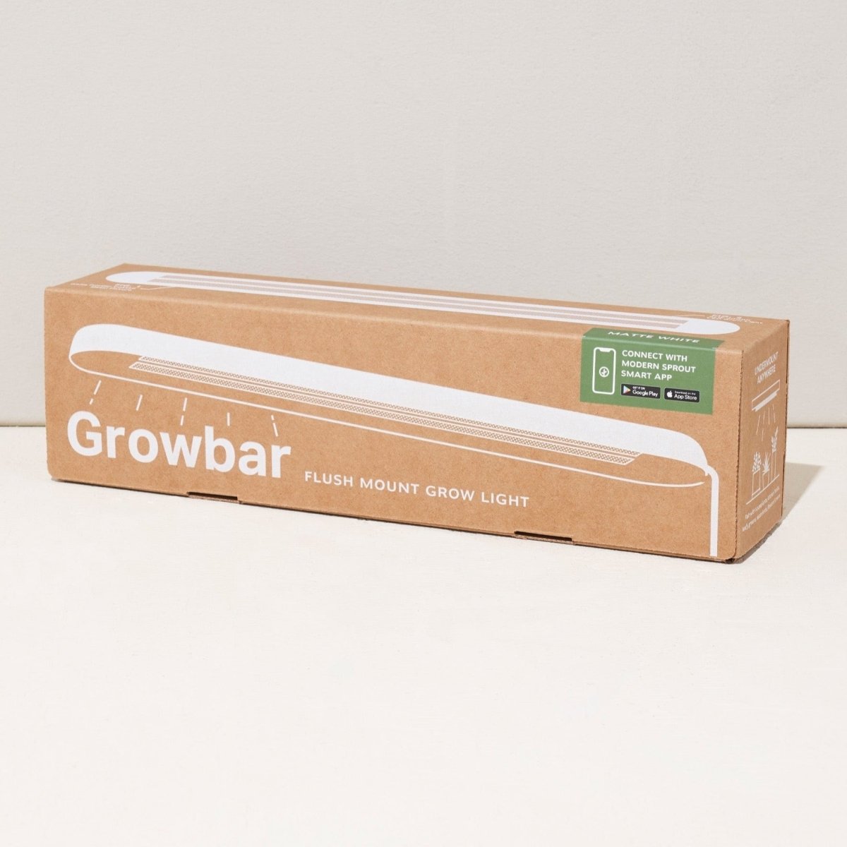  Growbar White LED Grow Light Fixture (Online Only) | Under Cabinet Or Shelf Mount