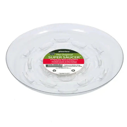  Heavy-Duty Ventilated PET Plant Saucer – 50% Recycled, Recyclable | 6″–24″