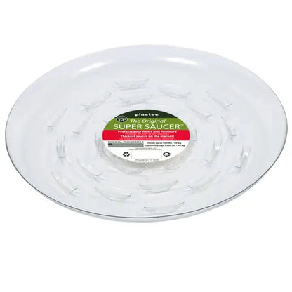  Heavy-Duty Ventilated PET Plant Saucer – 50% Recycled, Recyclable | 6″–24″
