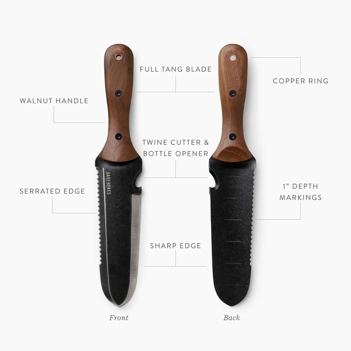 Barebones Hori Hori Classic – The Ultimate Gardening Multi-Tool