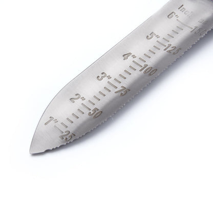  Hori Hori Garden Knife With Walnut Handle & Leather Sheath