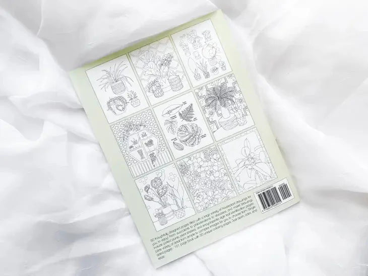  Houseplant Lover Coloring Book | 50 Pages Of Botanical Bliss