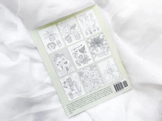 Houseplant Lover Coloring Book | 50 Pages Of Botanical Bliss