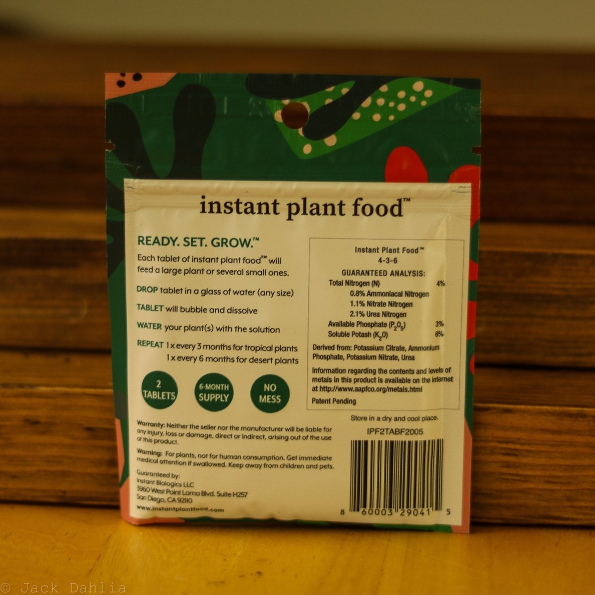  Instant Plant Food (2 Tablets)