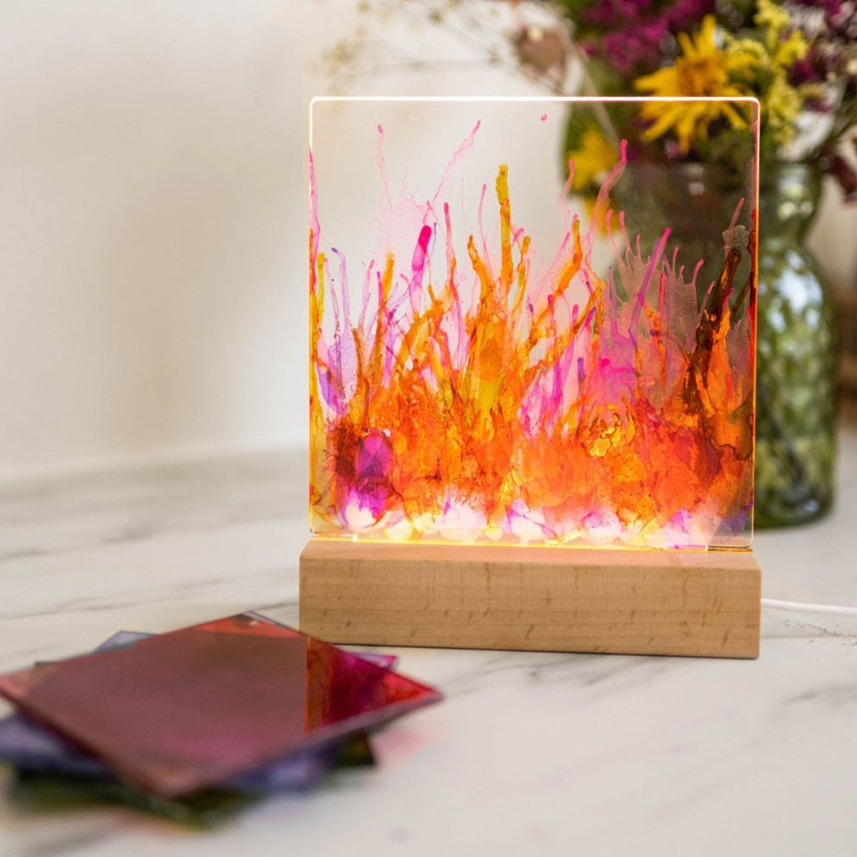  LED Light Frame Alcohol Ink Kit