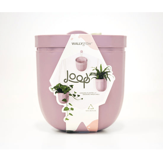  Loop Hanging Planter – Lavender (Self-Watering, Leak-Proof Design)