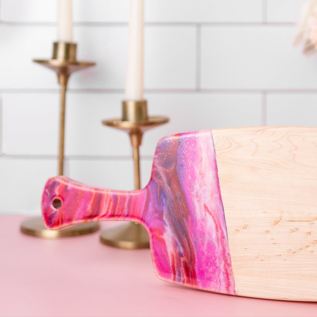  Marbled Resin Wood Board