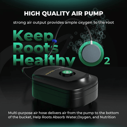  Mars Hydro 5-Gallon Deep Water Culture Hydroponic System Kit With 2 Buckets