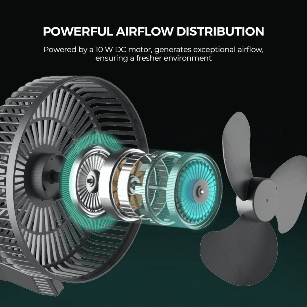  Mars Hydro 6" Auto-Oscillating Clip Fan