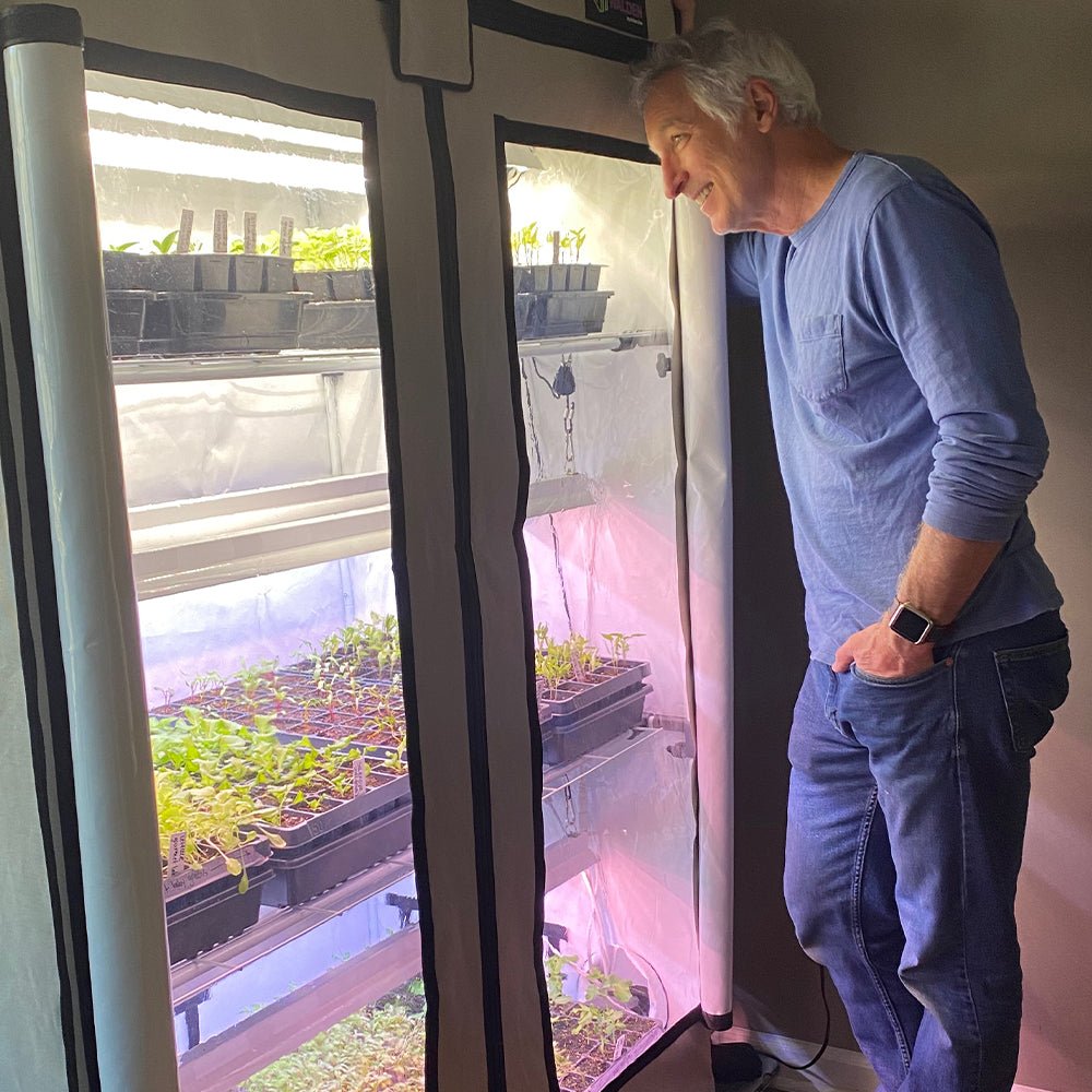  Microgreens & Herbs 3-Tier Walden White LED Grow Tent Kit