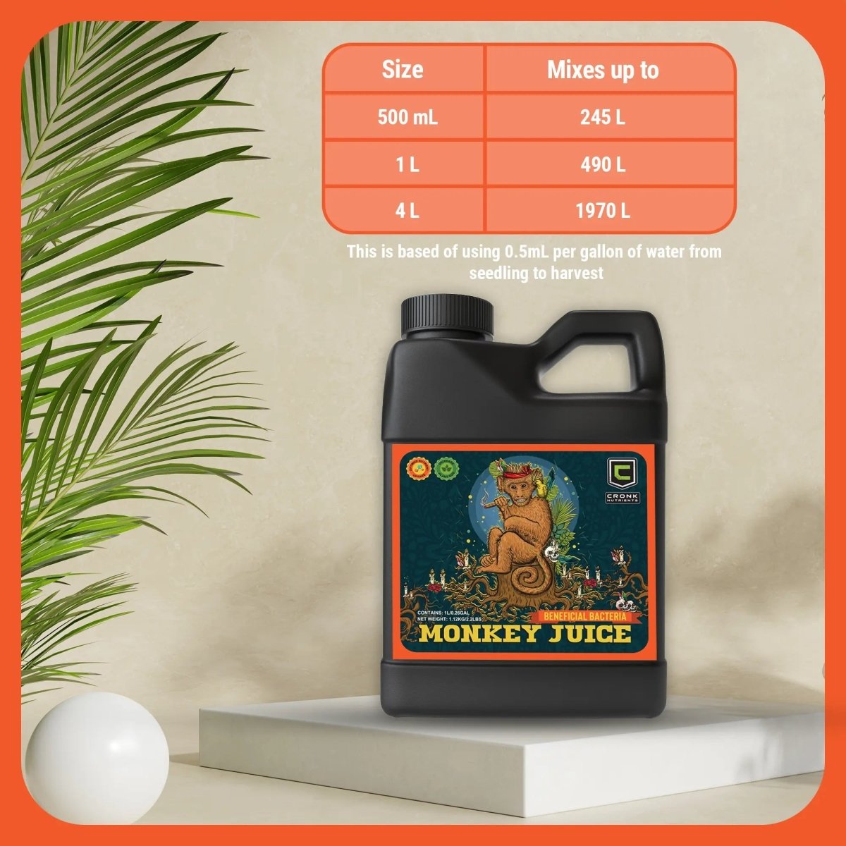  Monkey Juice | Increases Root Health And Nutrient Absorption