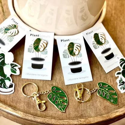 Monstera Leaf Pin