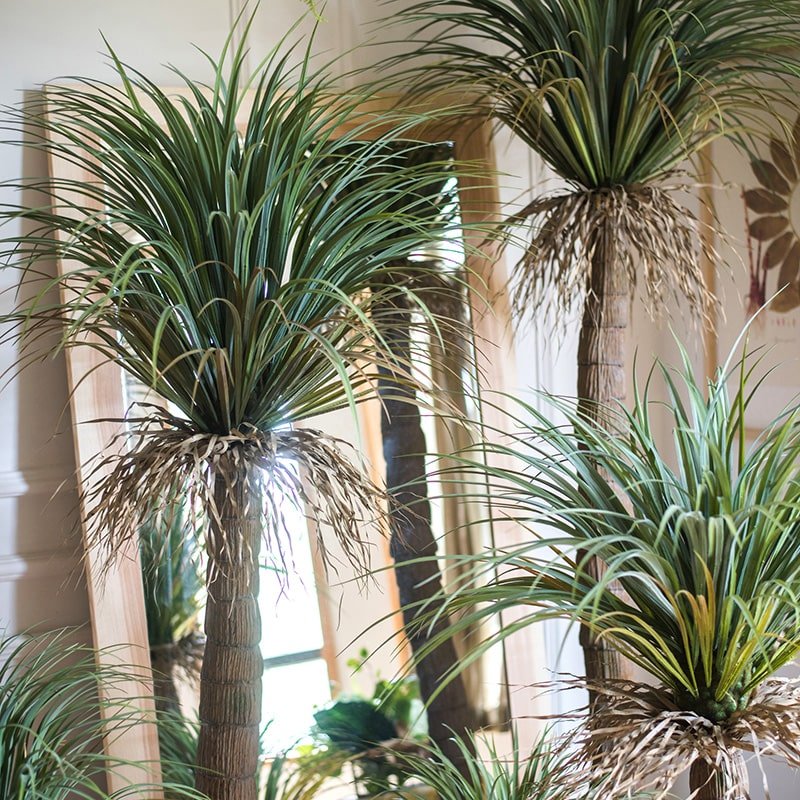  Moroccan Artificial Palm Tree In Pot | Handmade Silk Palm Tree For Indoor Decor