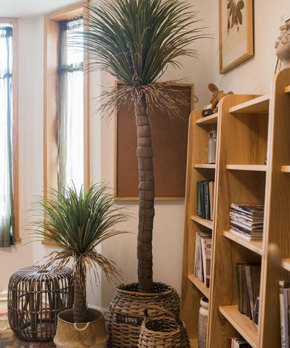  Moroccan Artificial Palm Tree In Pot | Handmade Silk Palm Tree For Indoor Decor