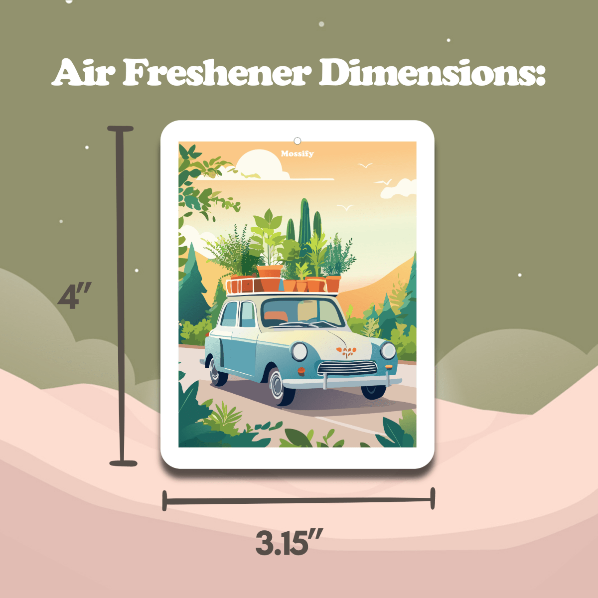  Mossify Air Fresheners | Plant-Themed Air Fresheners: Plant-Mobile