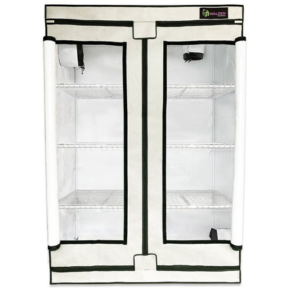  Mushroom Fruiting & Incubation 3-Tier Walden White LED Grow Tent Kit