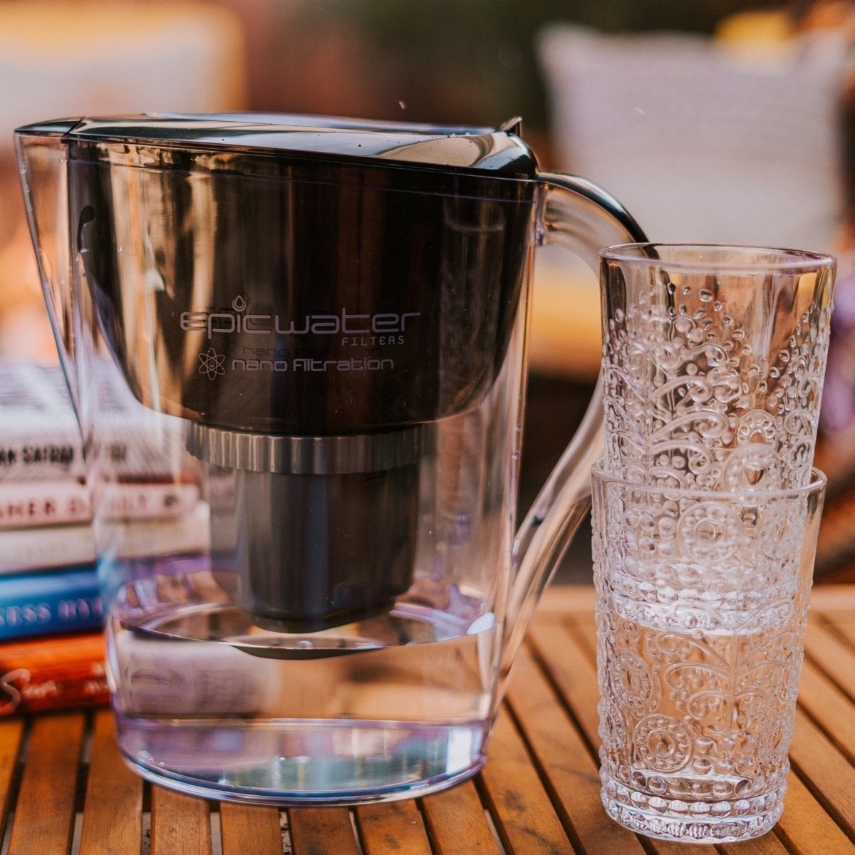  Nano Pitcher | Advanced Filtration Removes Bacteria & PFAS
