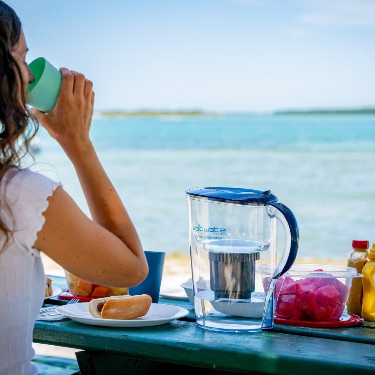  Nano Pitcher | Advanced Filtration Removes Bacteria & PFAS