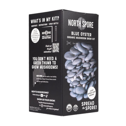  Organic Blue Oyster ‘Spray & Grow’ Mushroom Growing Kit