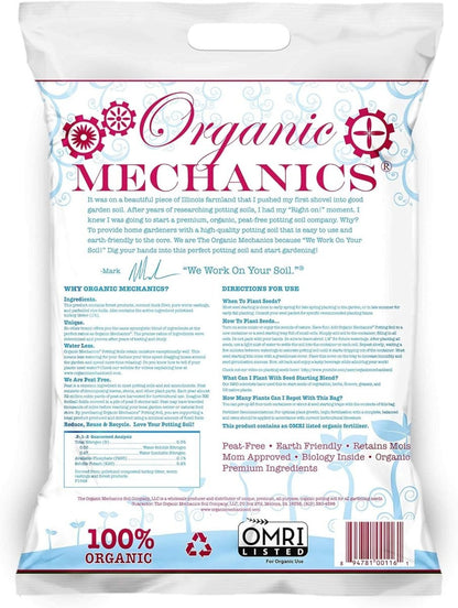  Organic Mechanics Seed Starting Blend (8 Dry Quarts)