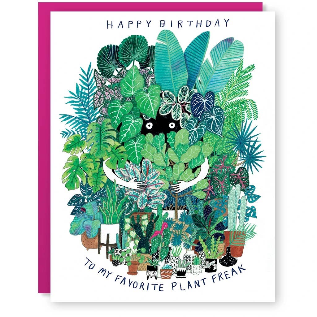  Plant Freak Birthday Card