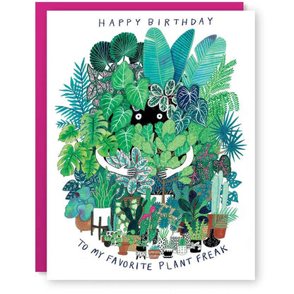  Plant Freak Birthday Card