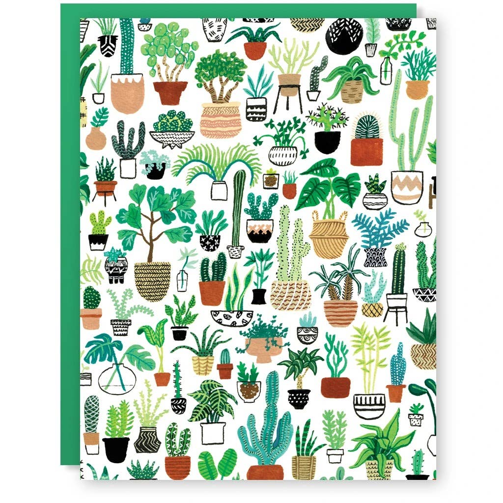  Plant Party Birthday Card