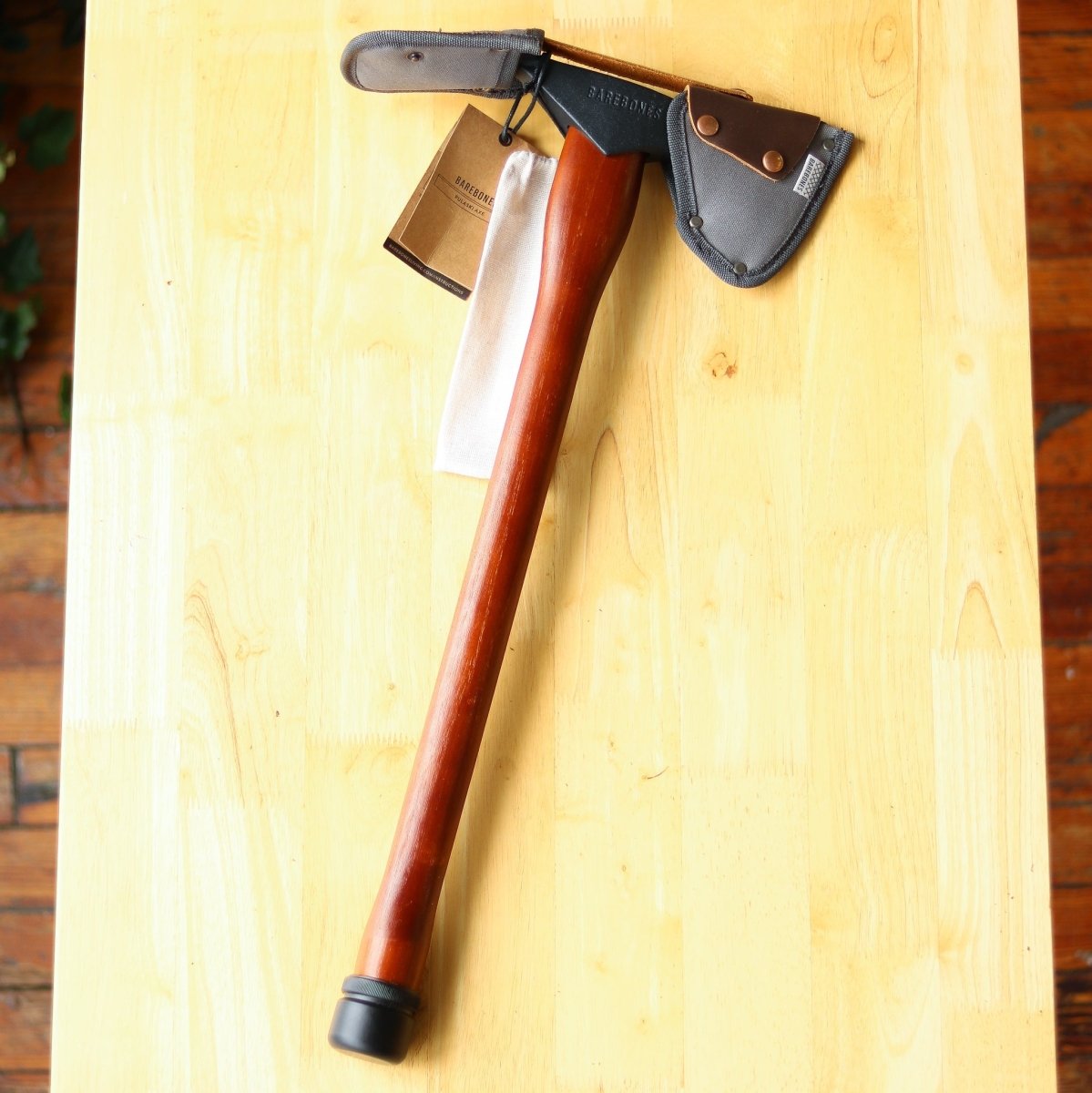 Barebones Pulaski Axe With Canvas Sheath