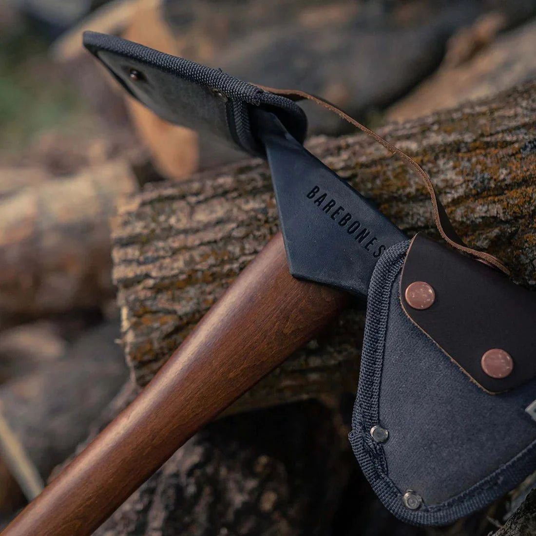 Barebones Pulaski Axe With Canvas Sheath