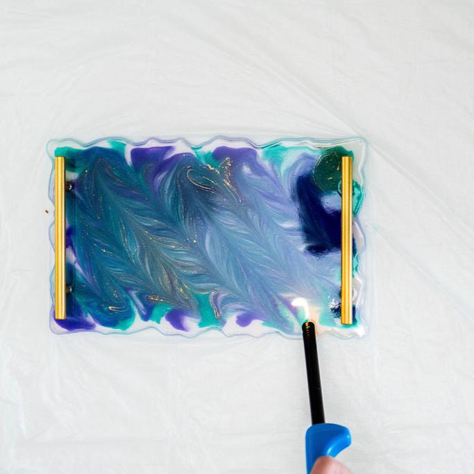  Resin Serving Tray Kit
