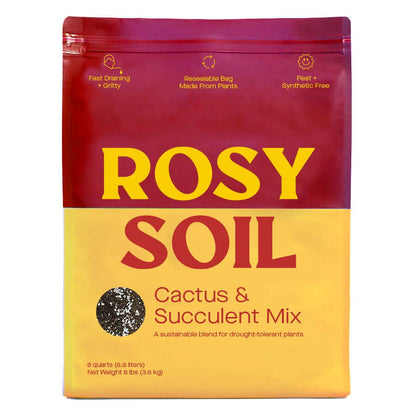  Rosy Soil- Organic Cactus & Succulent Mix 4qt