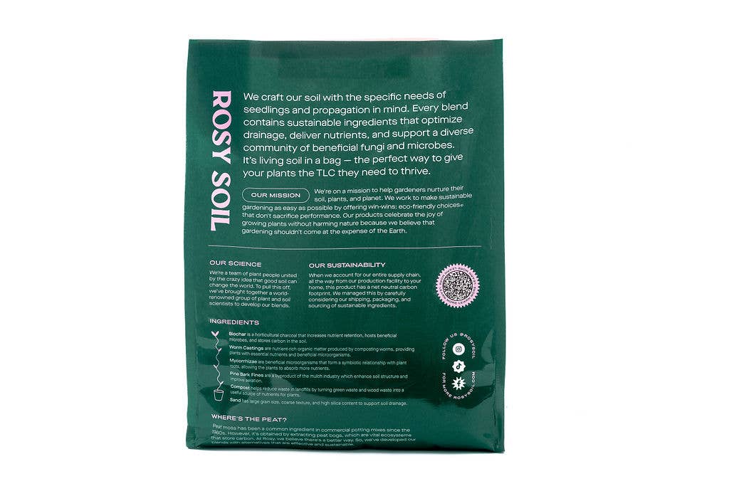  Rosy Soil Organic Seedling & Propagation Mix 8qt.